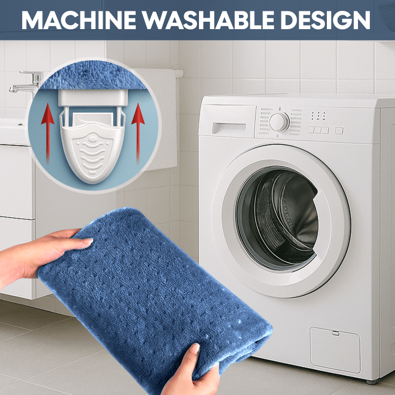 Extra Large Electric Heating Pad – 24×12 in, 6 Heat Levels, Fast Heating, Auto Shut-Off