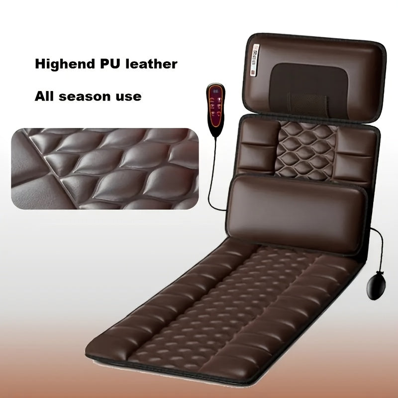 Full Body Heating Massage Set, Neck Foot & Back Massagers with Timer, Plug-In Massage System for Home