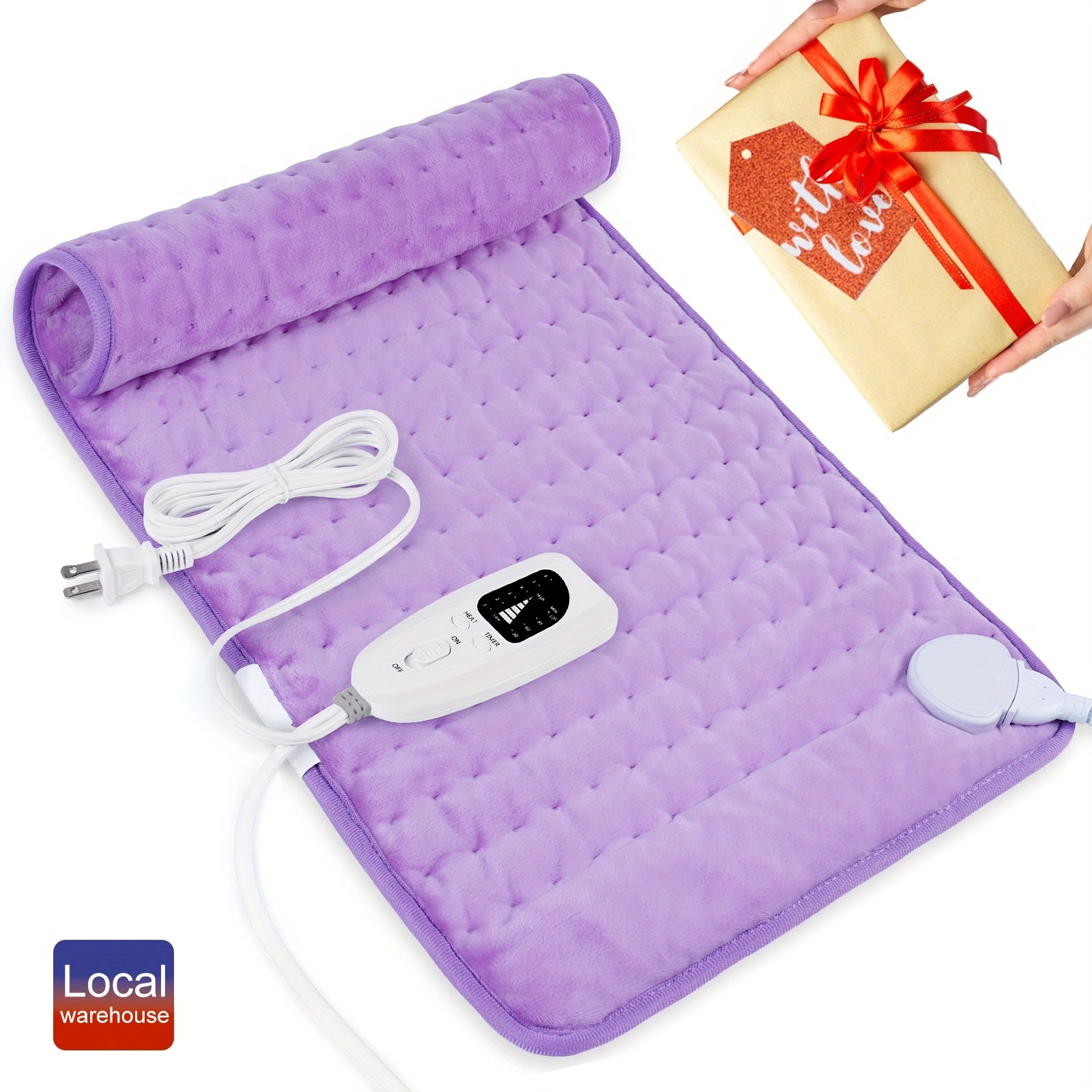 Heating Pad for Back & Body – Adjustable Timer & Temperature Control